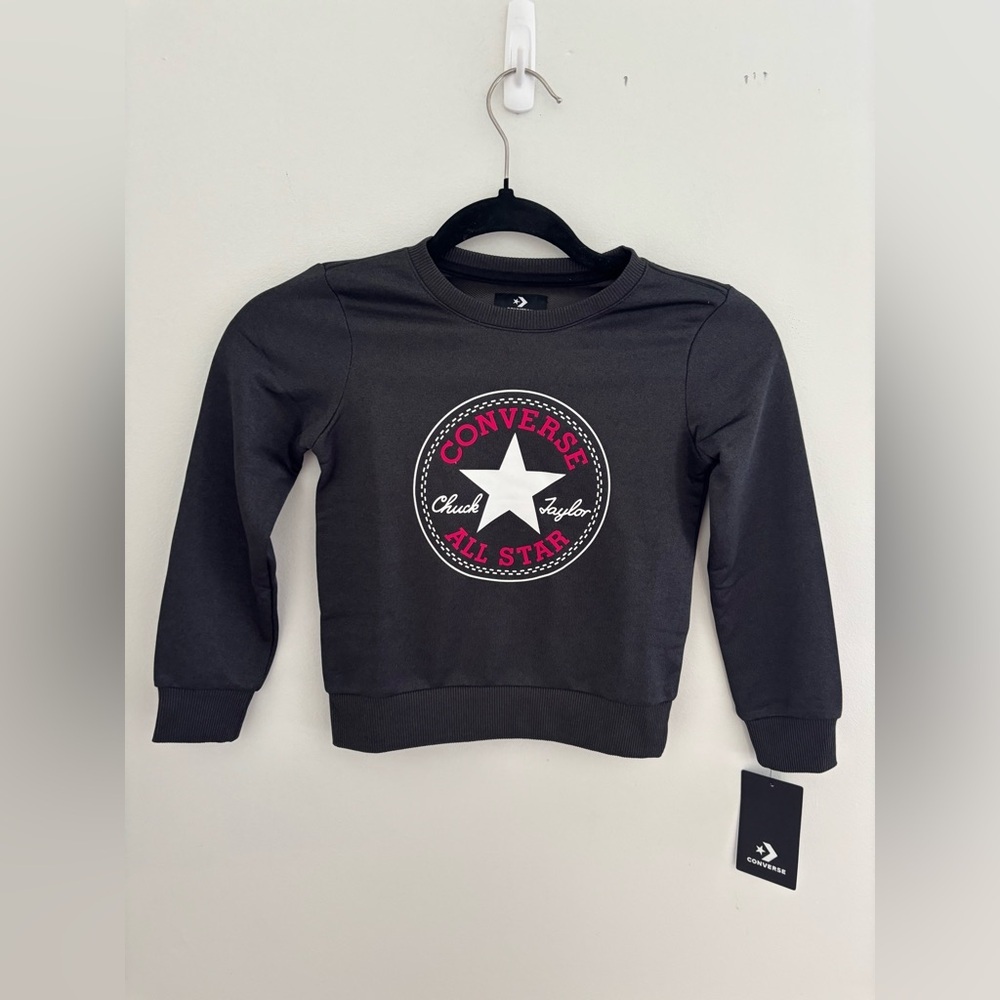 Converse Kids (4-5) Solar Fleece Crewneck Sweatshirt NWT